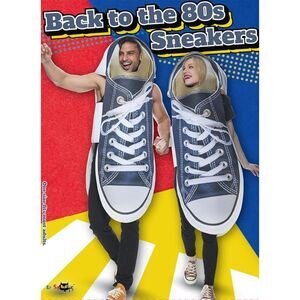 EraSpooky Adult Sneaker Costume Funny Halloween Couples Shoes Outfits